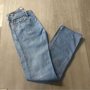 Levi’s 505 Straight Fit blue denim jeans men’s W33 L36 western casual preppy